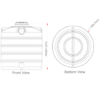 1500 Liter Plastic Water Tank
