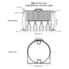 3000 Liter Fiberglass Water Tank – Water Storage Tank​